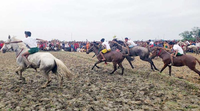 কাঠালিয়ায় ঐতিহ্যবাহী ঘোড়দৌড় প্রতিযোগিতা অনুষ্ঠিত